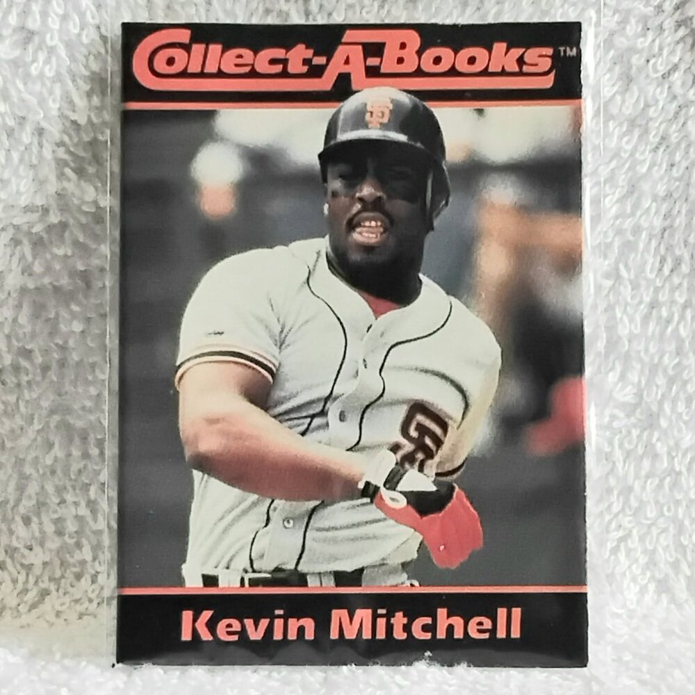 3/$20 E/NM Vintage 1990 Kevin Mitchell Collect-A-Books Booklet!!